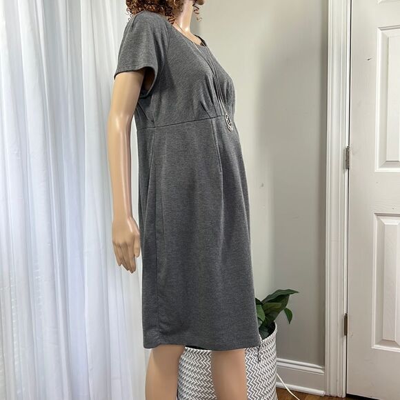 Liz Lange Maternity For Target Gray Dress Large - Picture 2 of 5